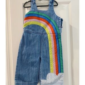 Mini Boden Toddler Rainbow Overalls